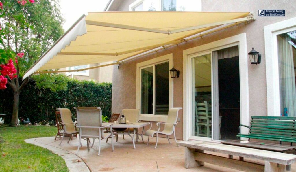 retractable Motorized awnings